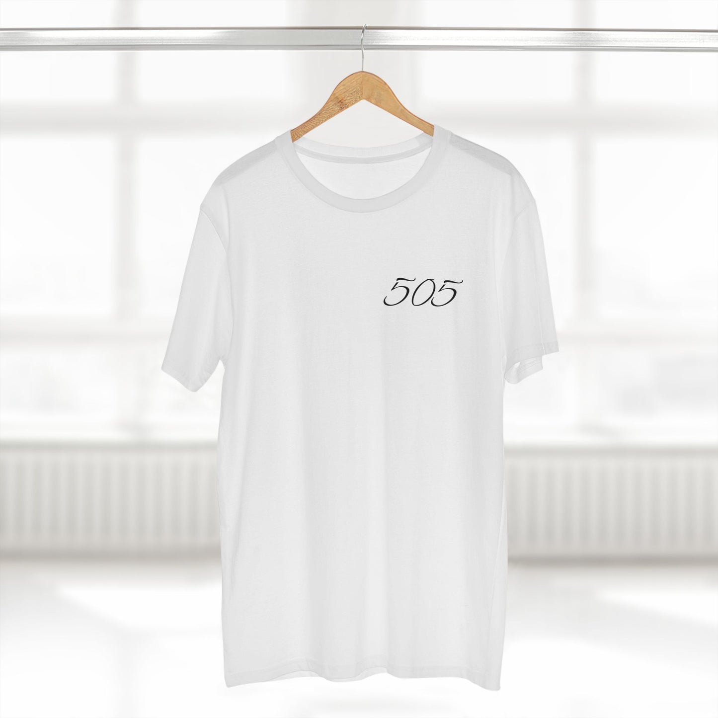 505 Logo Tee — Monochrome Storm Graphic T-Shirt