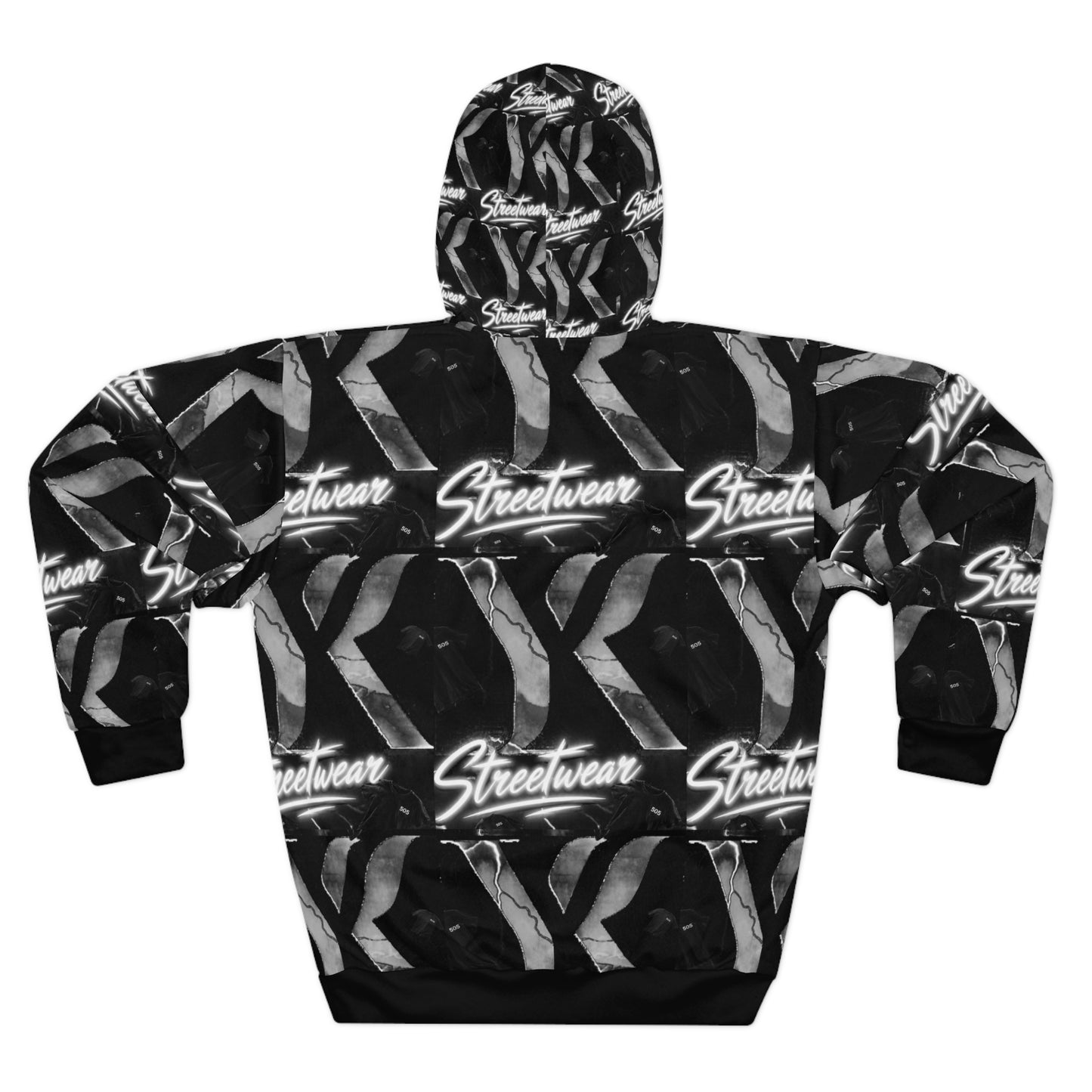 YK Streetwear Logo All-over Hoodie