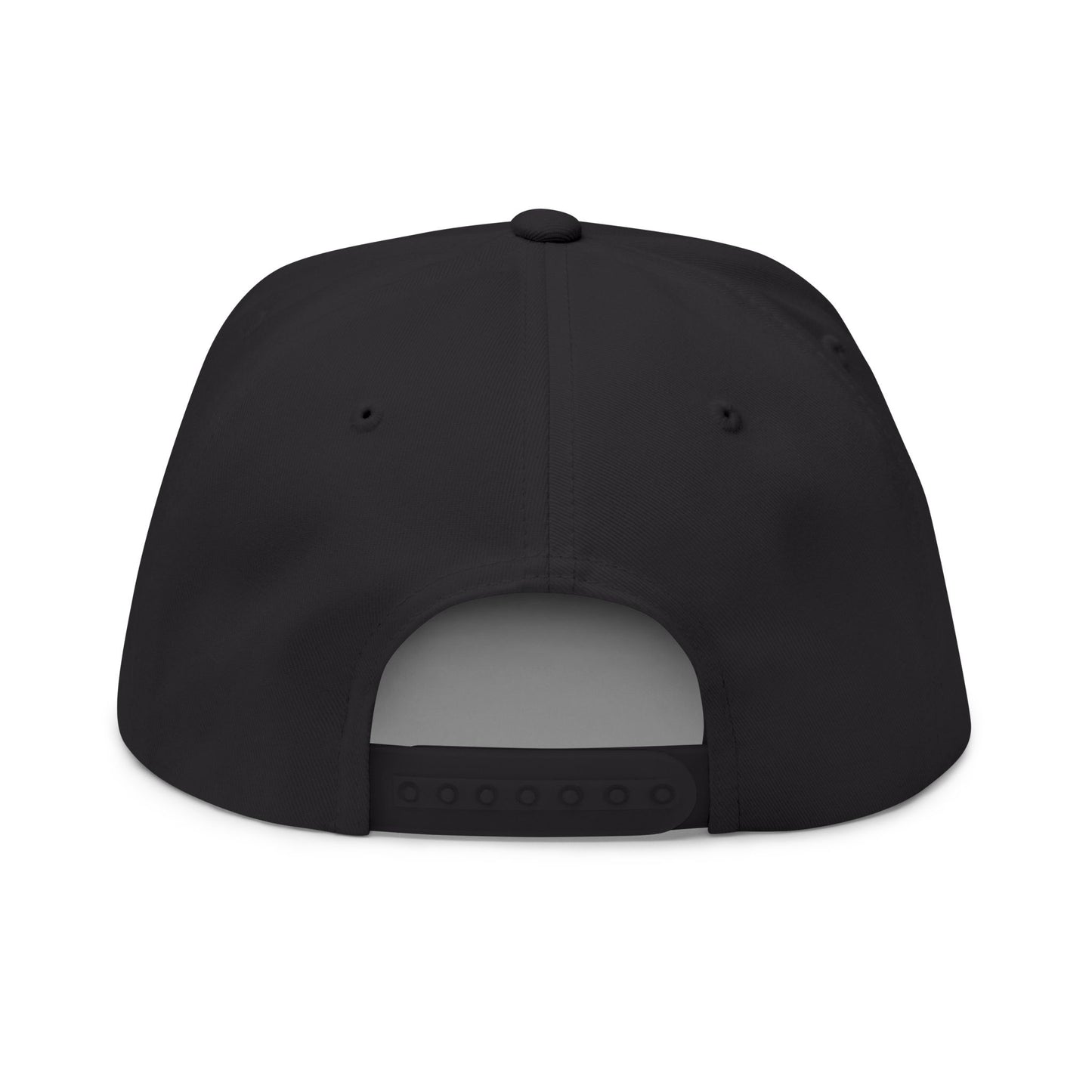 Embroidered Streetwear Flat Bill Cap – Distressed 'Streetwise' Logo