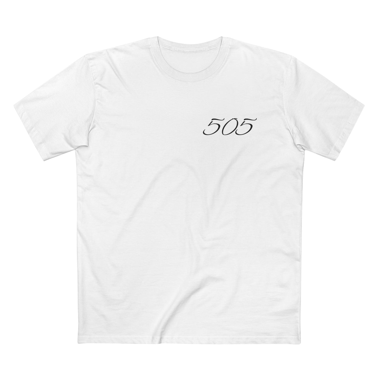 505 Logo Tee — Monochrome Storm Graphic T-Shirt
