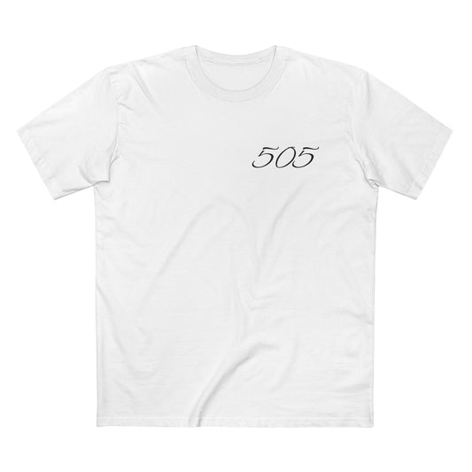 505 Logo Tee — Monochrome Storm Graphic T-Shirt