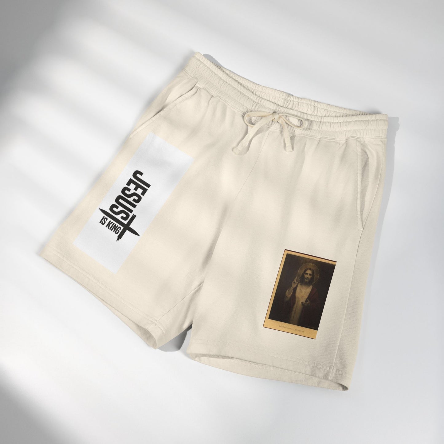 Unisex Garment-Dyed Lightweight Fleece Sweat Shorts