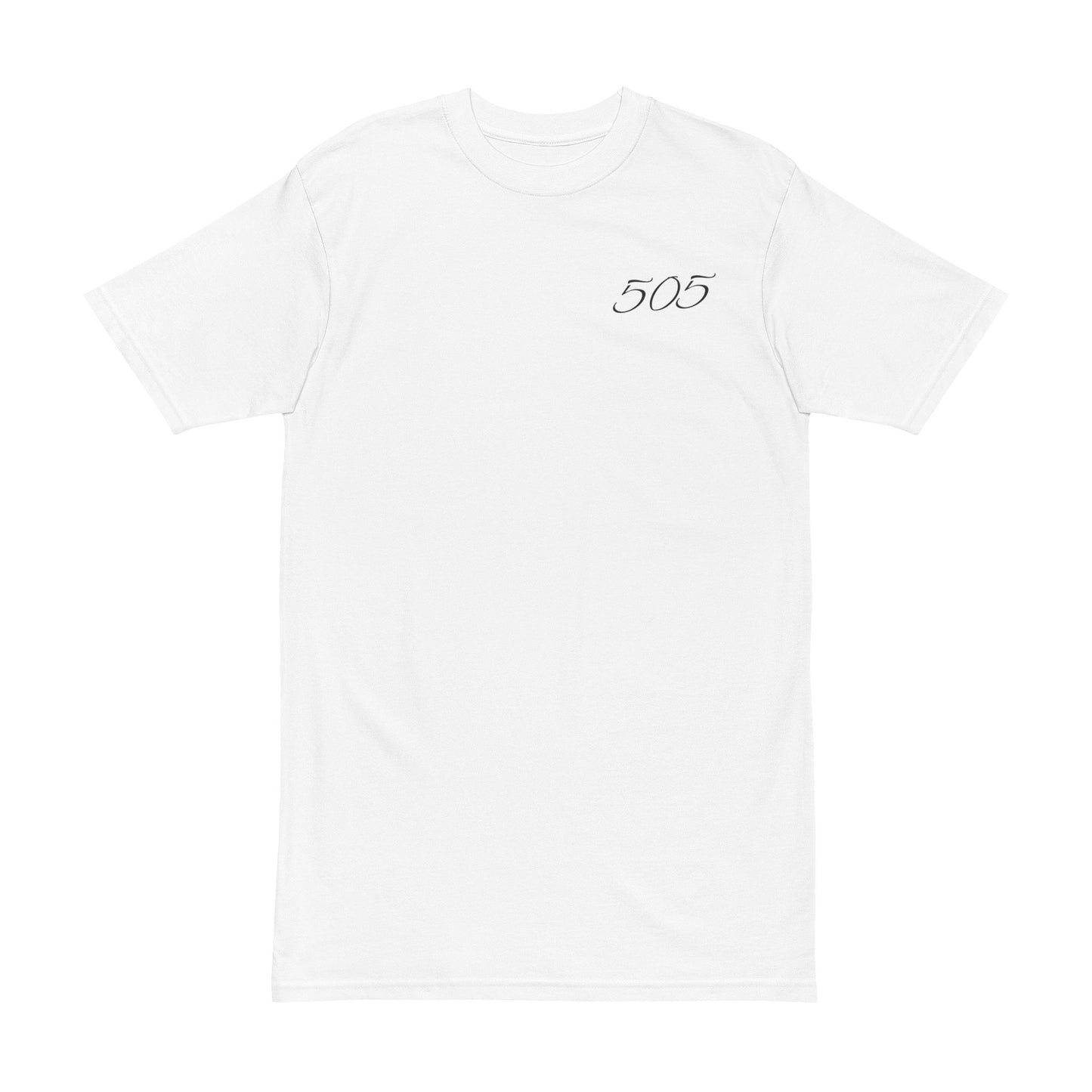 Men's Tee — '505' Chest & 'Reality Can Destroy the Dream; Why Shouldn't the Dream Destroy Reality?' Back Graphic